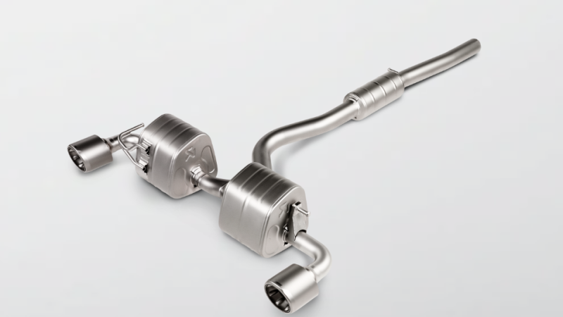 Photo of Akrapovic Slip-On Race Line Titanium Exhaust for the Toyota GR Yaris - Image 3